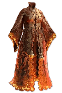 Cloak of Flame Silk Robe