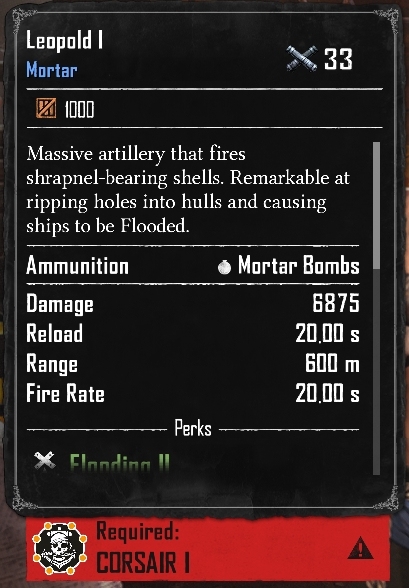 Leopold I (Required:Corsair 1)