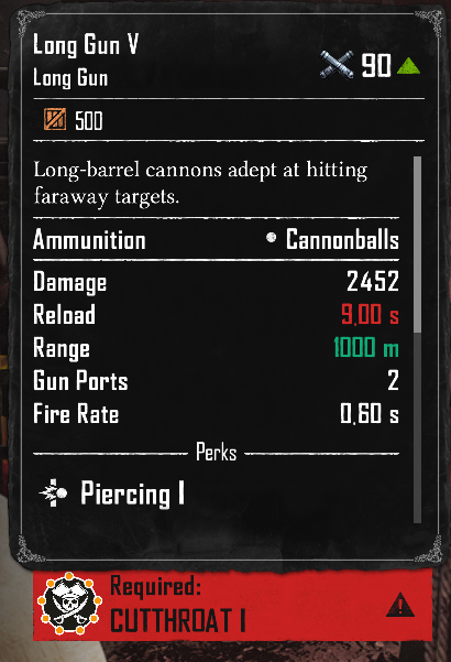 Long Gun V (Required:Cutthroat 1)