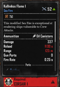 Kallinikos Flame I (Required:Corsair 1)