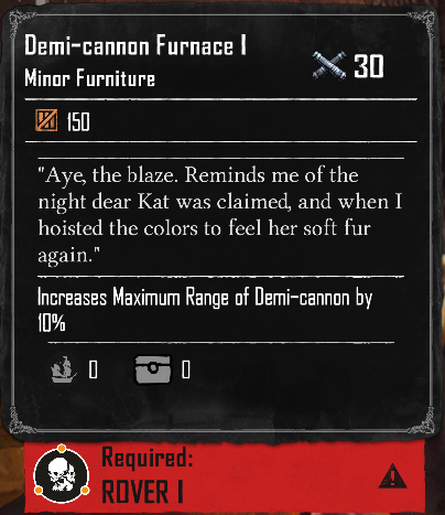 Demi-cannon Furnace I (Required:Rover 1)