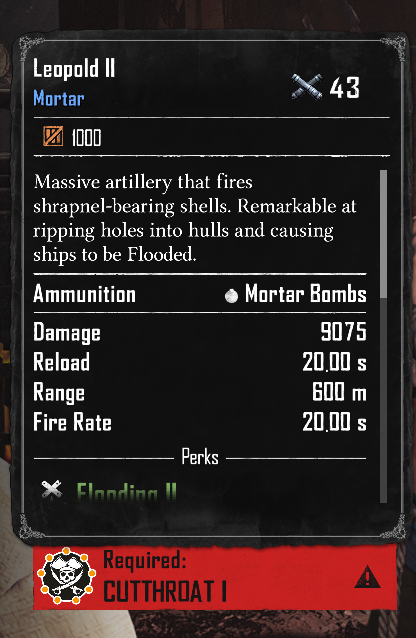 Leopold II (Required:Cutthroat 1)