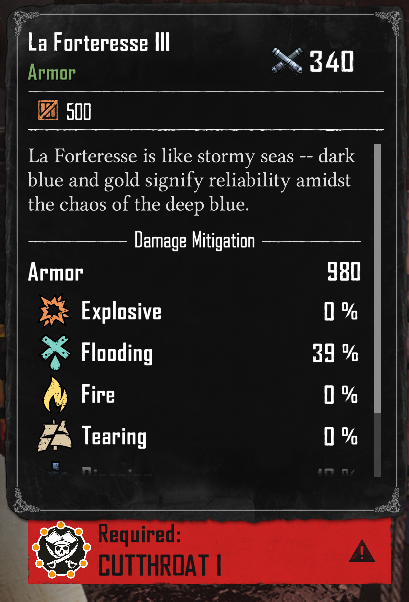 La Forteresse III (Required:Cutthroat 1)