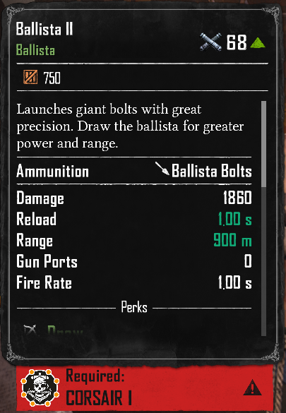 Ballista II (Required:Corsair 1)