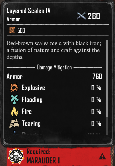 Layered Scales IV (Required:Marauder 1)