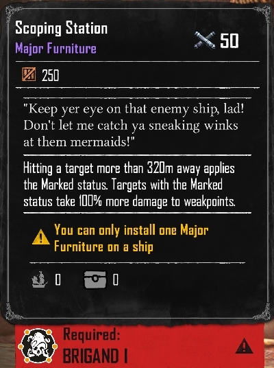 Scoping Station (Required:Brigand 1)