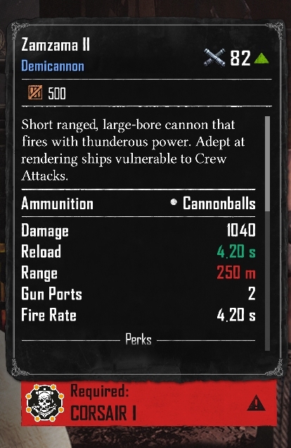 Zamzama II (Required:Corsair 1)