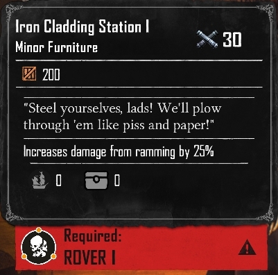 Iron Cladding Station I (Required:Rover 1)