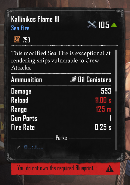 Kallinikos Flame III (Required:Cutthroat 1)