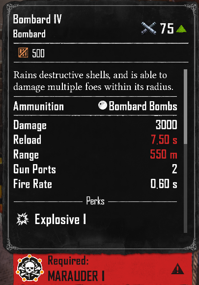 Bombard IV (Required:Marauder 1)