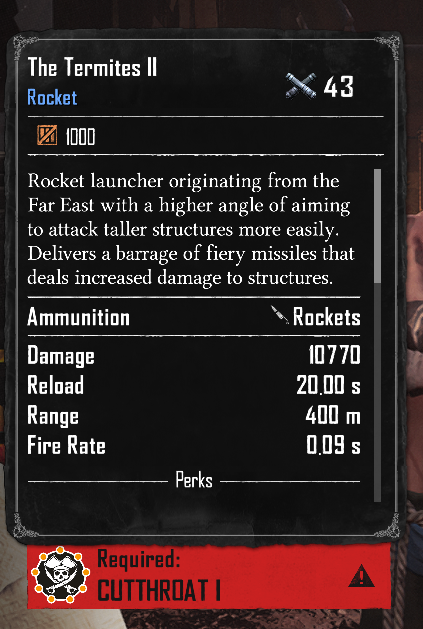 The Termites II (Required:Cutthroat 1)