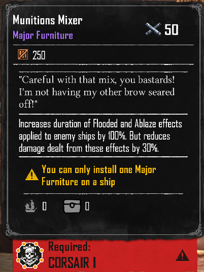 Munitions Mixer (Required:Corsair 1)