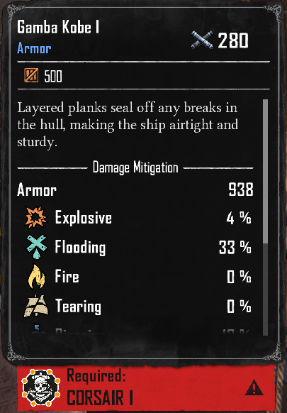 Gamba Kobe I (Required:Corsair 1)