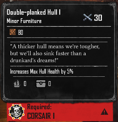Double-planked Hull I (Required:Corsair 1)
