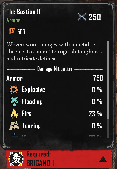 The Bastion II (Required:Brigand 1)