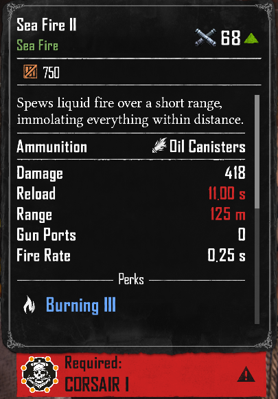 Sea Fire II (Required:Corsair 1)