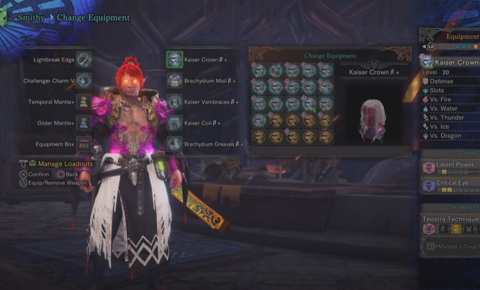 1st Master Touch Set for Longsword Build