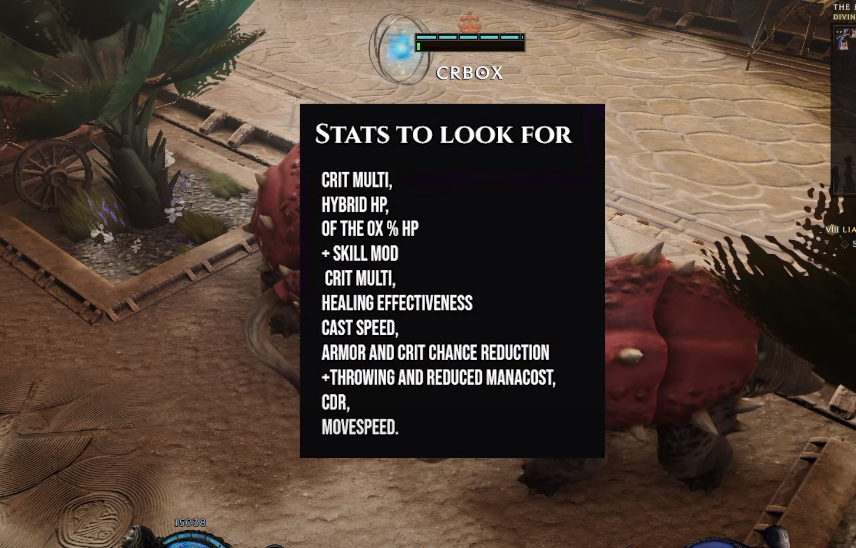 Stats for Making Gold in Last Epoch