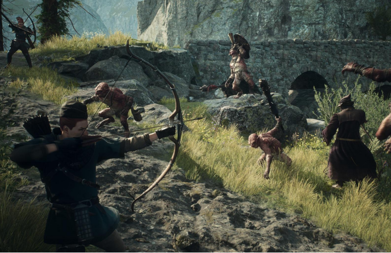 Archer as Team Member in Dragon's Dogma 2