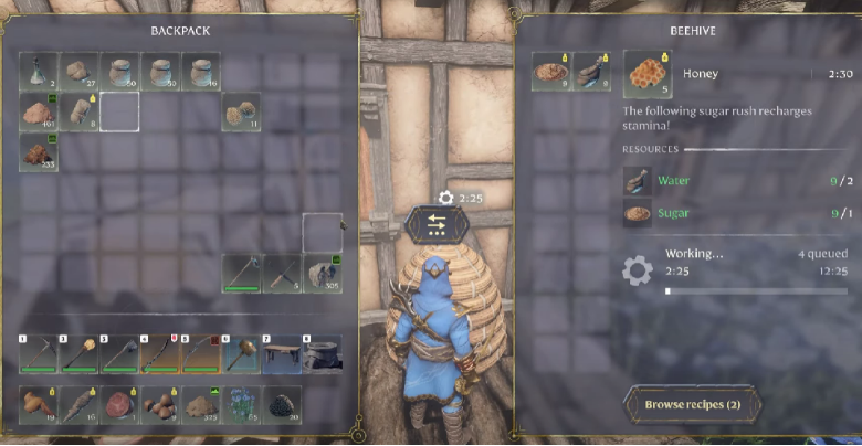 How to make Honey in Enshrouded