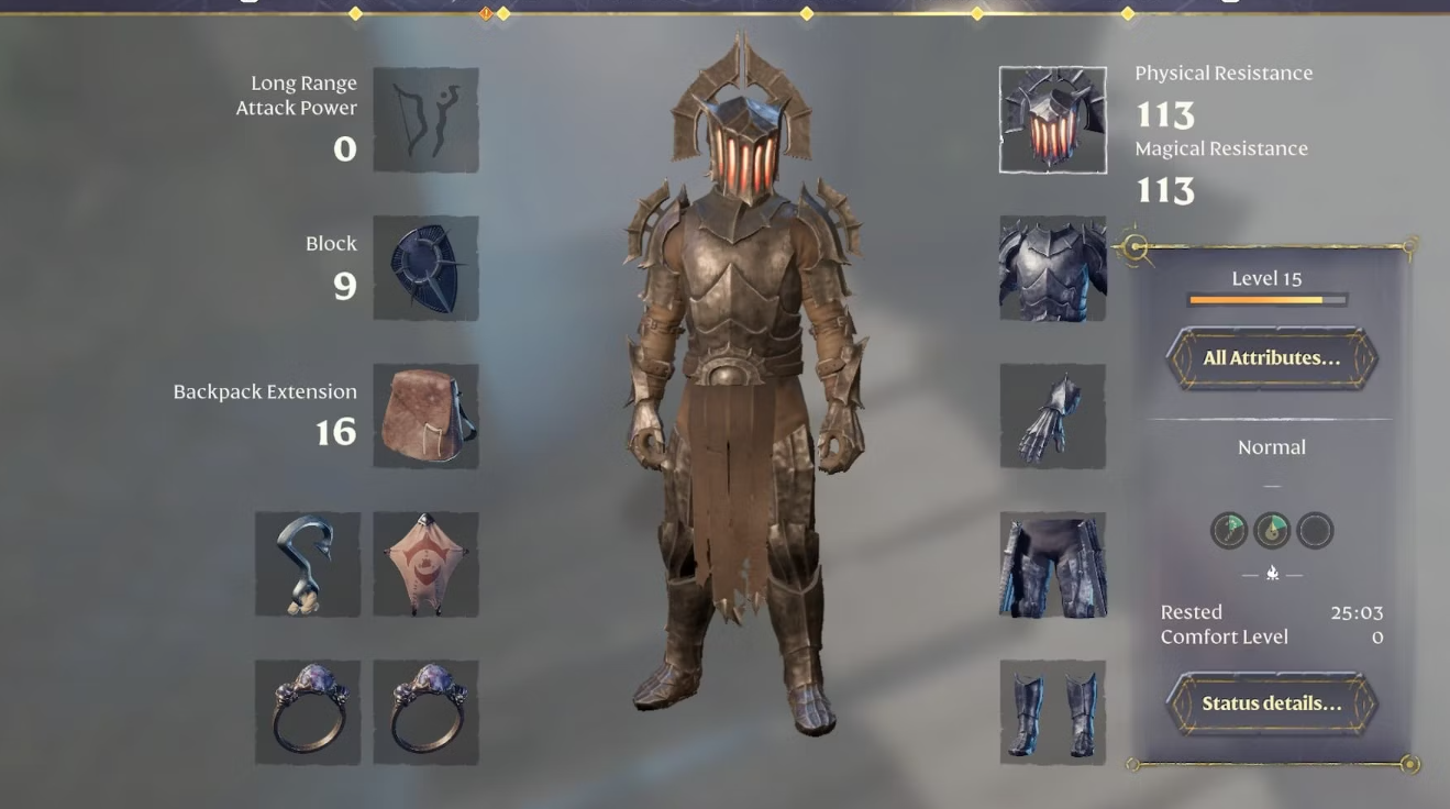 Best Early Armor Set in Enshrouded - Guard of the North