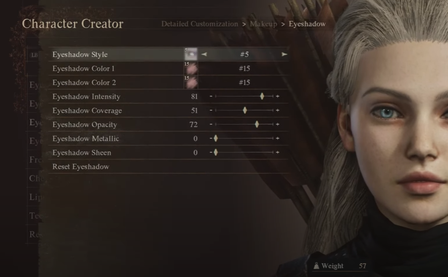 Eyeshadow Customization