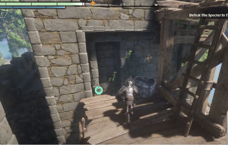 Second Legendary Farming Location in Enshrouded - Second Chest with Citywall Block