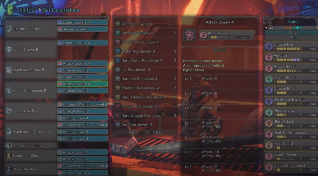 Second Longsword Build for Monster Hunter World