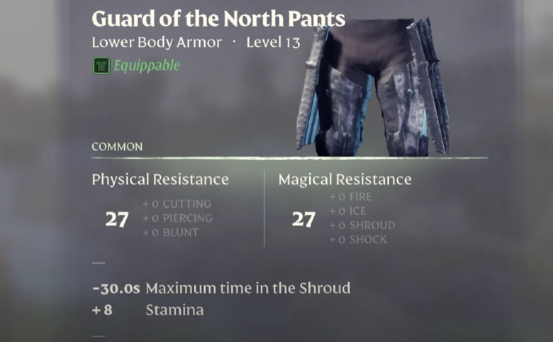 Guard of the North Pants Enshrouded