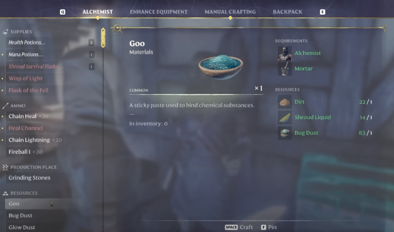 Get Goo in Enshrouded