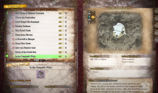 The Tempest’s Wake - Monster Hunter World Jewel Farming