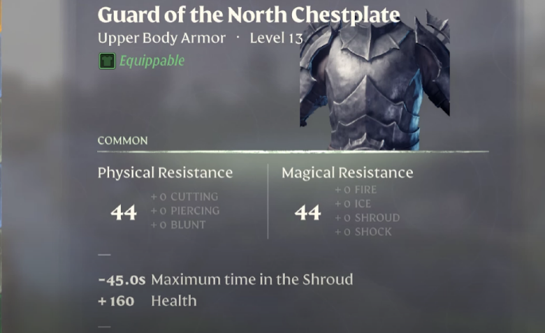 Guard of the North Armor/Chest Piece