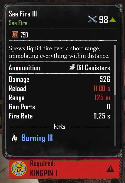 Sea Fire III (Required:Kingpin 1)