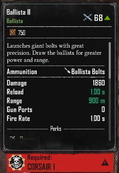 Ballista II (Required:Corsair 1)