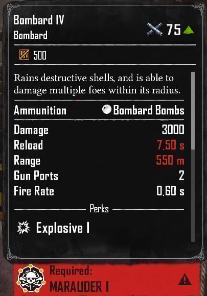 Bombard IV (Required:Marauder 1)