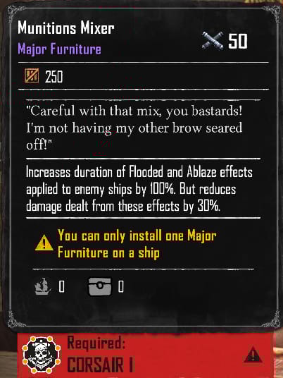 Munitions Mixer (Required:Corsair 1)
