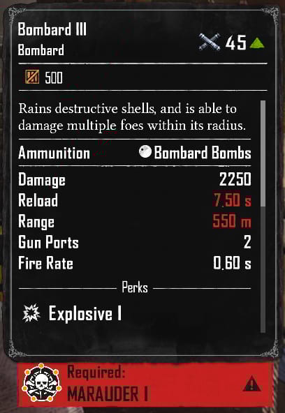 Bombard III (Required:Marauder 1)