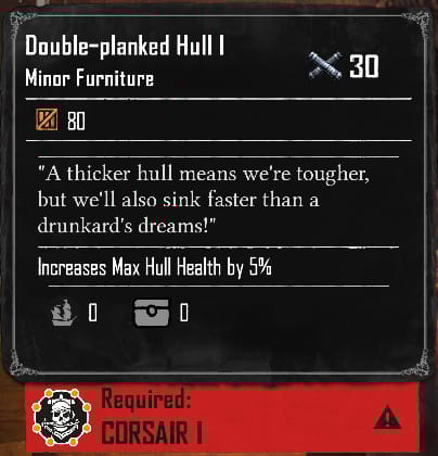 Double-planked Hull I (Required:Corsair 1)